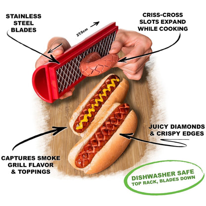 WienerDinner™ - Schneller Knuspriger Hot Dog Maker