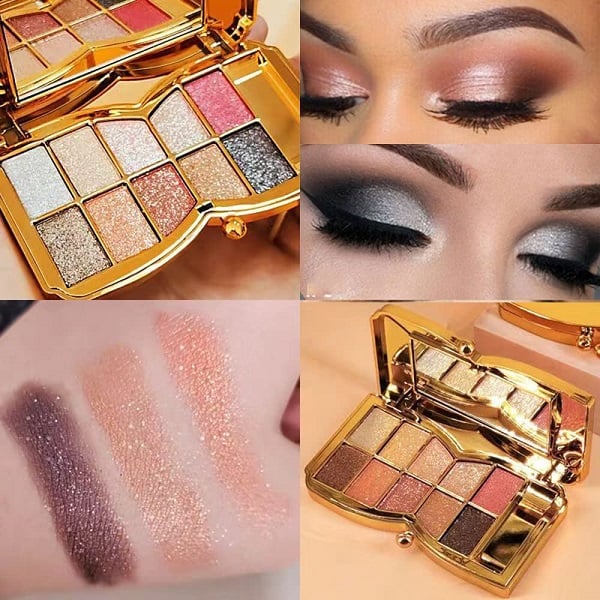 ShimmerGlam™ | 10 Colors Sparkle Shimmer Eyeshadow Palette