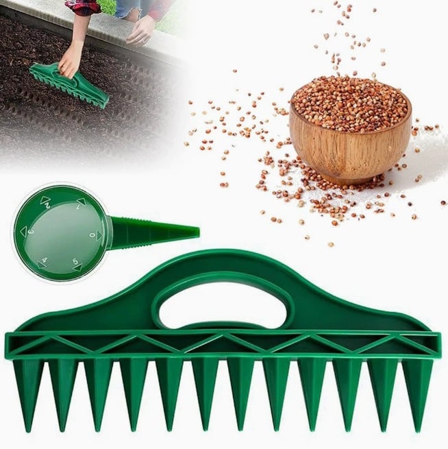SeedAlign™ – Präzisions-Pflanzstöpsel für gleichmäßiges Aussäen im Garten
