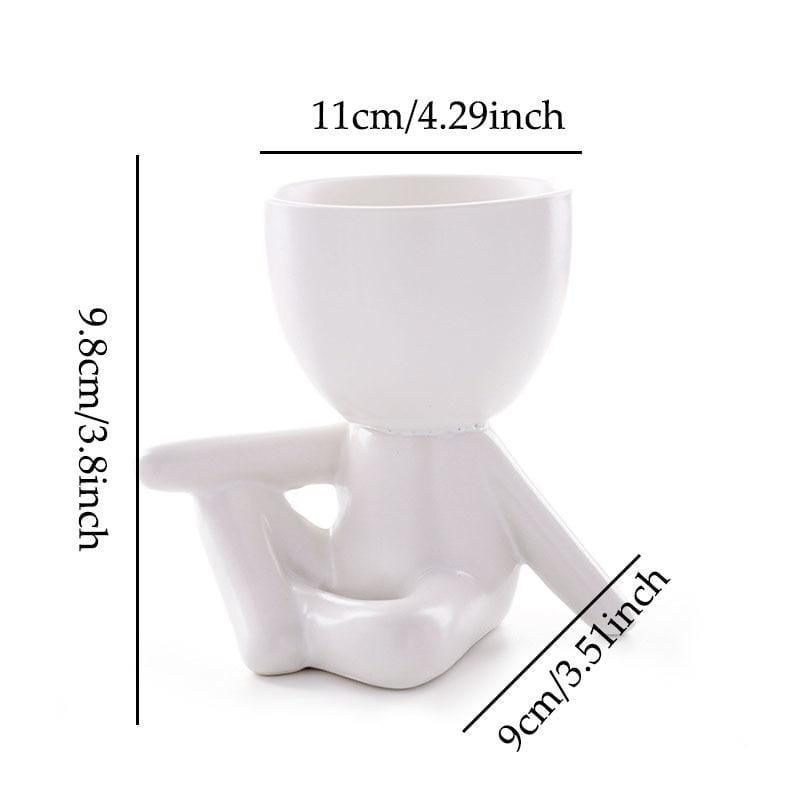Minimalistische Keramik-Stimmungsvasen für Wohnkultur