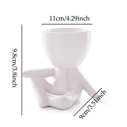 Minimalistische Keramik-Stimmungsvasen für Wohnkultur