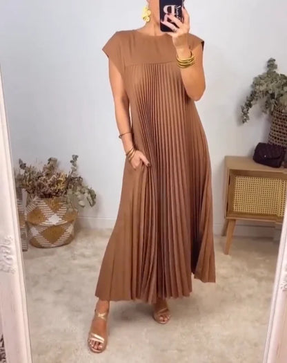 Seraphina™ | pleated maxi dress