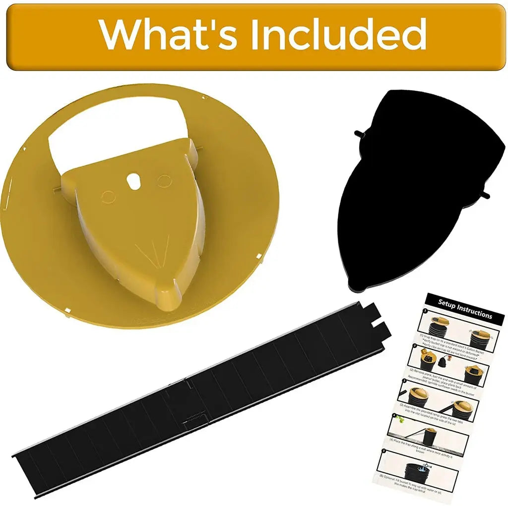 FlipLid™ – Effective mousetrap with flip lid