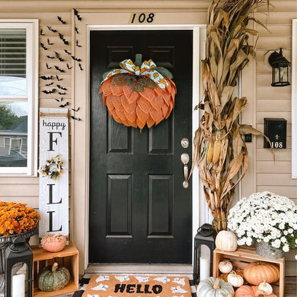 Wayfair™ | Pumpkin Front Door Wreath 