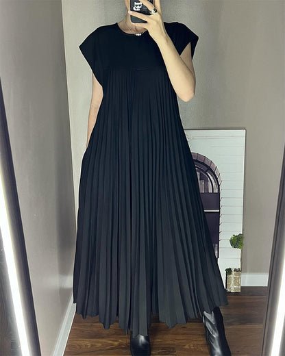Seraphina™ | pleated maxi dress