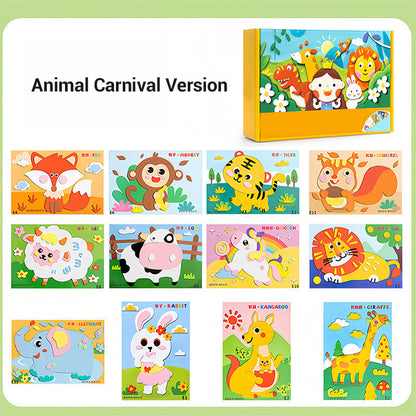 Kinder DIY 3D EVA Sticker Bastelset für kreativen Spaß