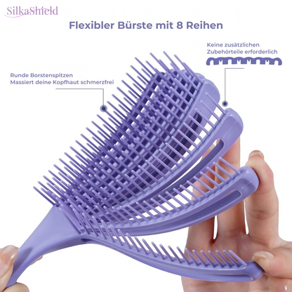 Sanfte Entwirrungsbürste für glattes, verknotungsfreies Haar