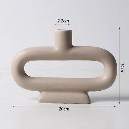 Minimalistischer skandinavischer Kerzenhalter und Vase aus Eisen und Glas