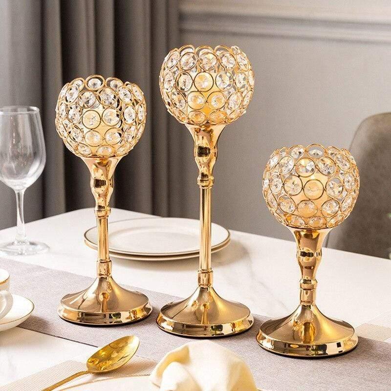 Vintage Metallkerzenhalter Mittelstück für elegante Dekoration