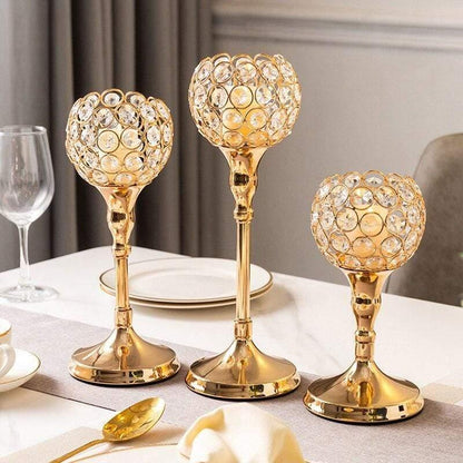Vintage Metallkerzenhalter Mittelstück für elegante Dekoration