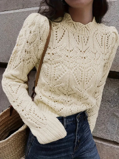 50% off | Dreilea™ - Luxurious knitted sweater with lace detail [Last day discount]