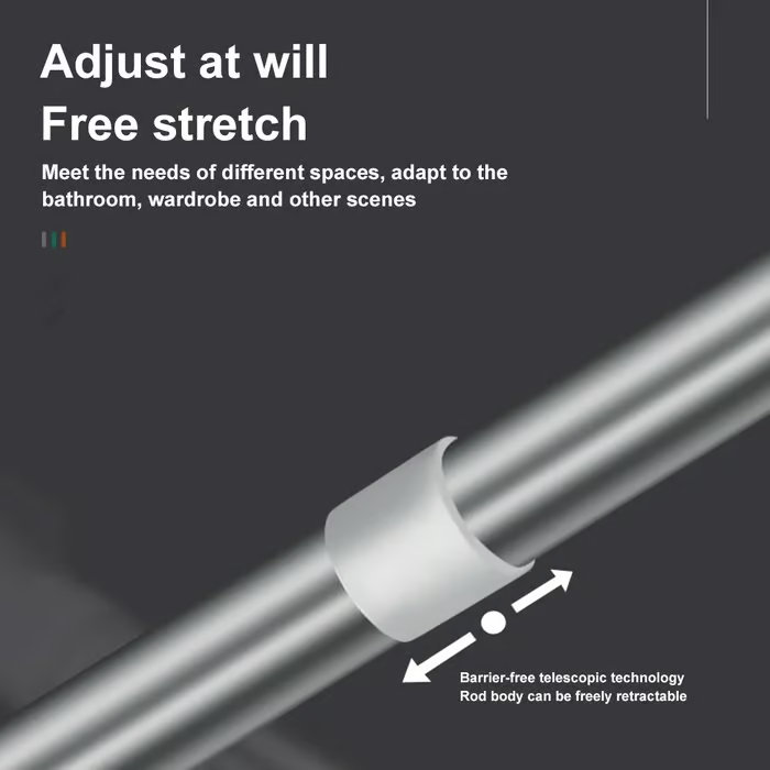 Drill-Free™ Adjustable Telescopic Pole
