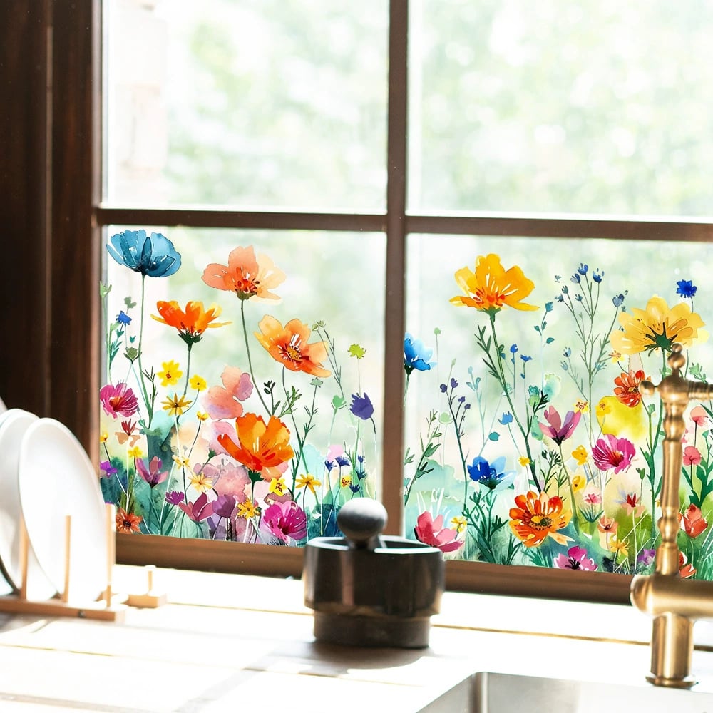 Petaluxe™ | Colorful flower stickers for your window!