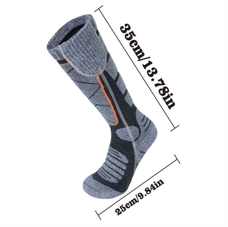 Nolan™ - Wiederaufladbare beheizbare Socken für ganztägige Wärme