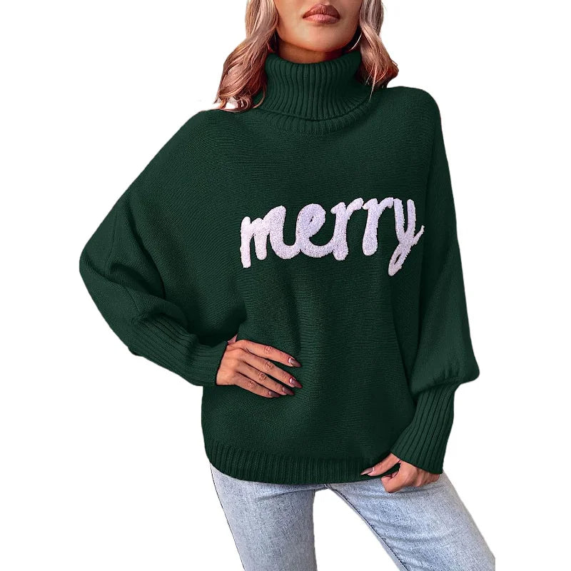 MERRY™ | Cozy holiday turtleneck sweater