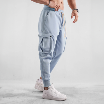 Elvin™ | Men's Cargo Joggers with Pockets – Comfort &amp; Flexibility