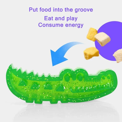 SnackSaver™ - Interaktives Krokodil-Hundespielzeug