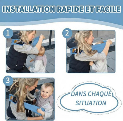 CuddleFlex – Einfaches freihändiges Babytragen mit Komfort und Sicherheit