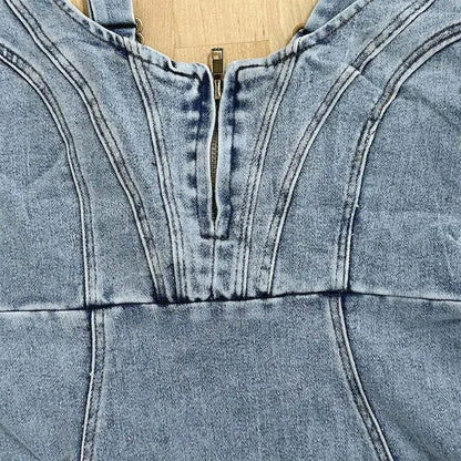 Mirabella™ | Denim dress with adjustable straps