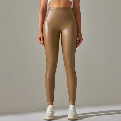 Woolenova™ | Elegance and comfort in leather leggings