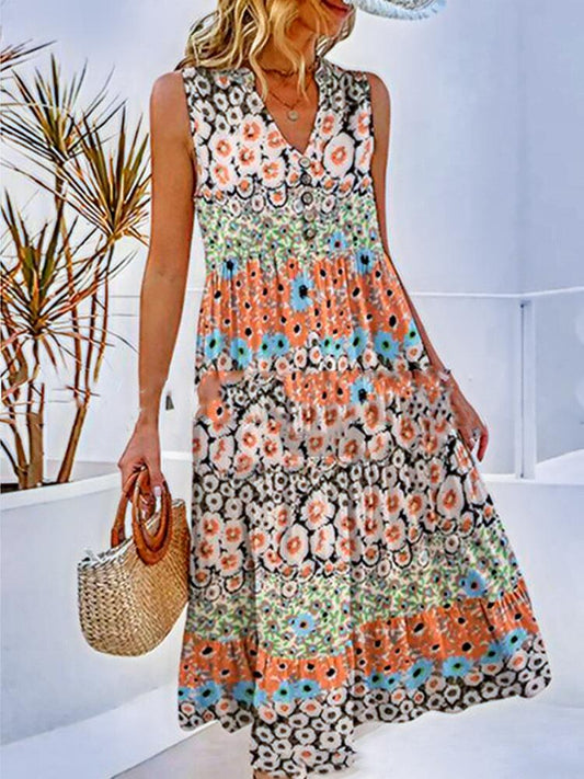 Fluma™ | Che's floral midi dress