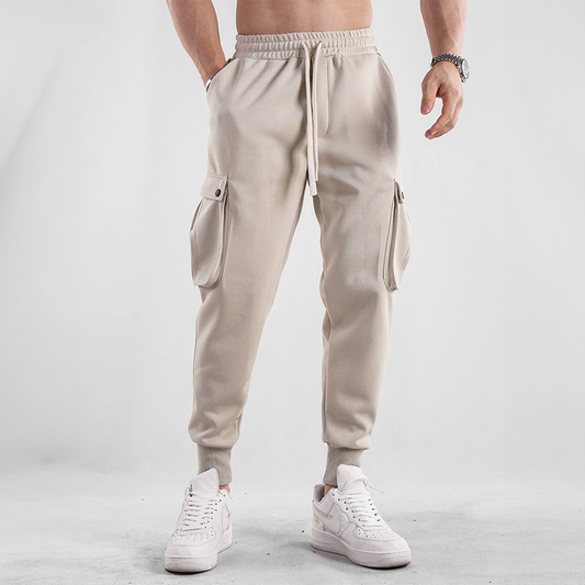 Elvin™ | Men's Cargo Joggers with Pockets – Comfort &amp; Flexibility