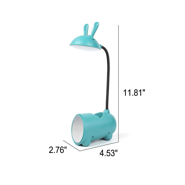 Moderne LED-Schreibtischlampe mit Stifthalter und Touch-Steuerung