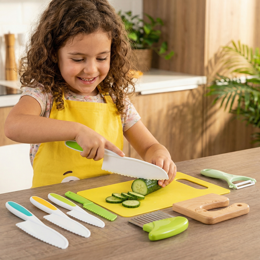 SliceJoy – Sicheres und spaßiges Obstschneiden zur Stärkung des Selbstvertrauens von Kindern