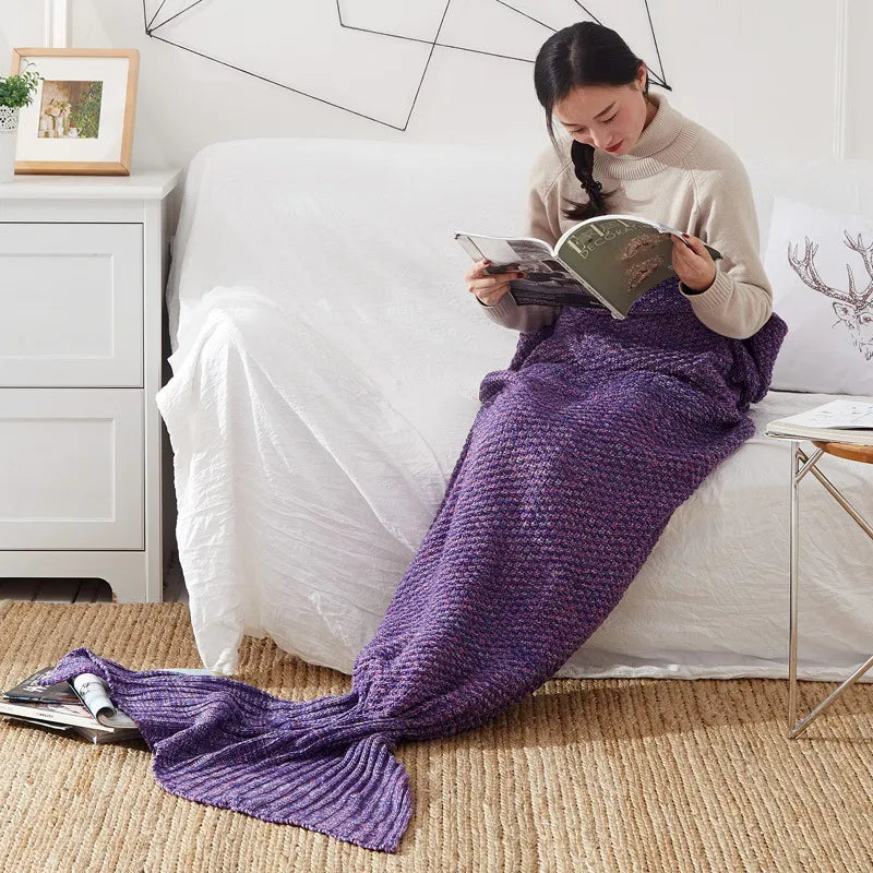 Kuscheldecke für Kinder im Meerjungfrauen-Design