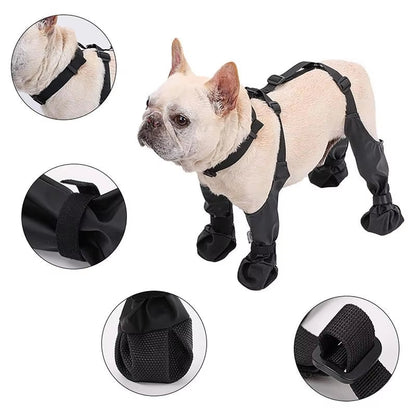 PawGrip™ | Waterproof dog boots with rubber sole
