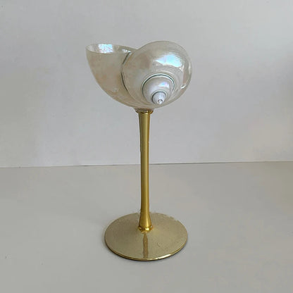 Elegantes, vom Ozean inspiriertes blaues Glasgeschirr für Cocktailpartys