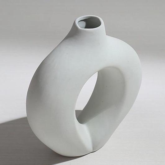 Modernes minimalistisches Keramikvase-Set für Wohnkultur