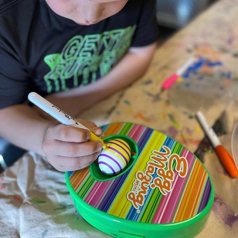 PlayCraft™ - DIY Kinderspaß Mazing-Ei-Drehbank Spielzeug