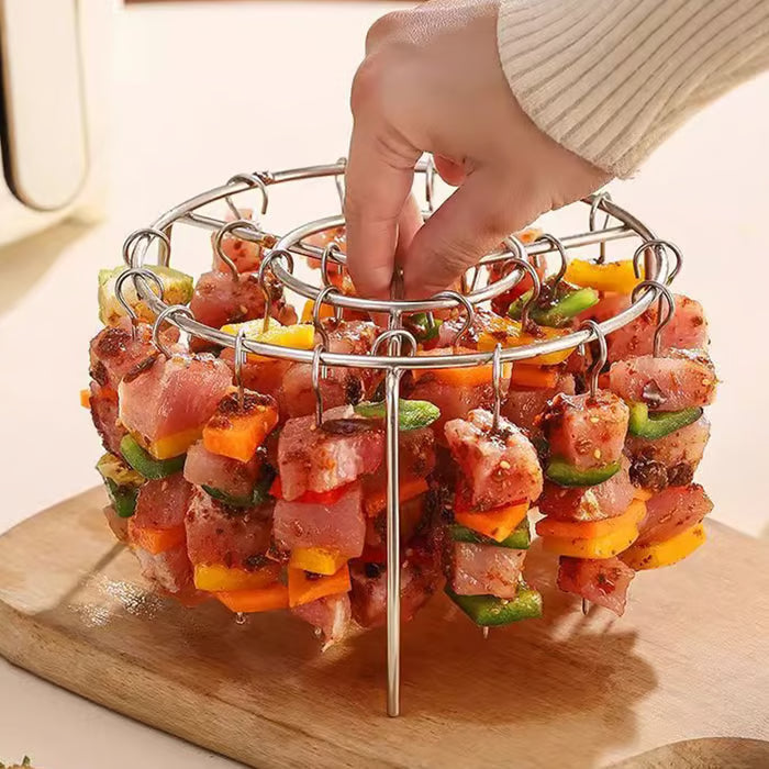 Vertikaler Grillrost für Heißluftfritteusen - Barbecue Kebab