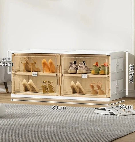 Platzsparender Schuhorganizer stapelbares Regal