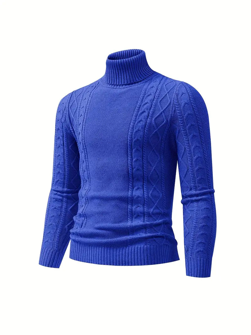 ClassicTurtl™ | Men's solid-colored turtleneck sweater