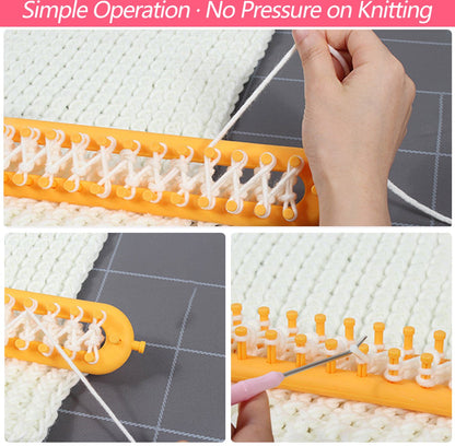 KnitEase™ – Nadelarmes Strickwerkzeug für einfaches Basteln