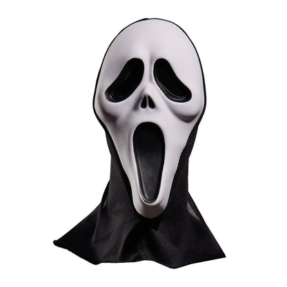 Ikonische Ghostface-Horrormaske für Halloween-Kostüm