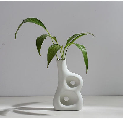 Modernes minimalistisches Keramikvase-Set für Wohnkultur