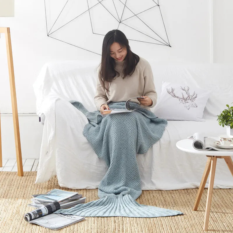 Kuscheldecke für Kinder im Meerjungfrauen-Design
