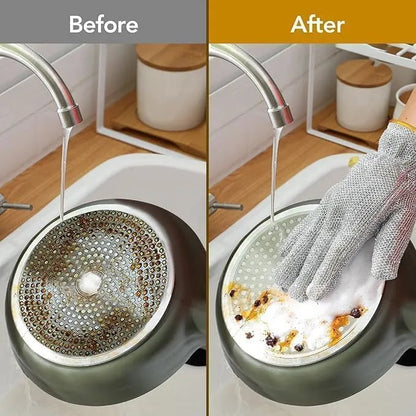 1+1 GRATIS | CleanGuard™ - Wasserdichte Alu-Geschirrspülhandschuhe [Letzter Tag Rabatt]