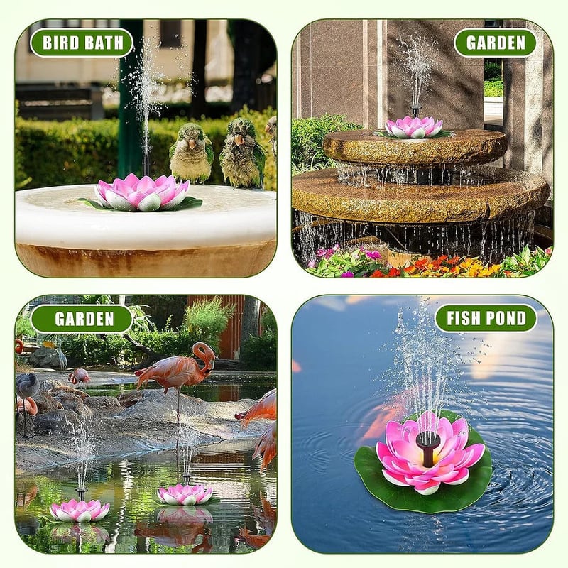 Lotusbeam™ | Solar Lotus Fountain