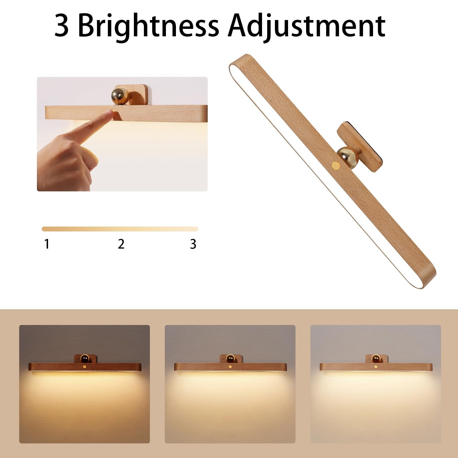 Einfache magnetische Lampe für sanftes, natürliches Licht überall