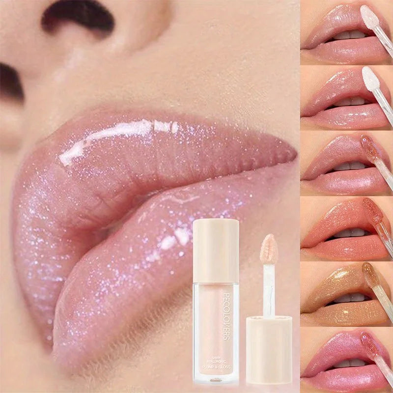 Transparenter Glanzlippenstift für strahlenden Glanz