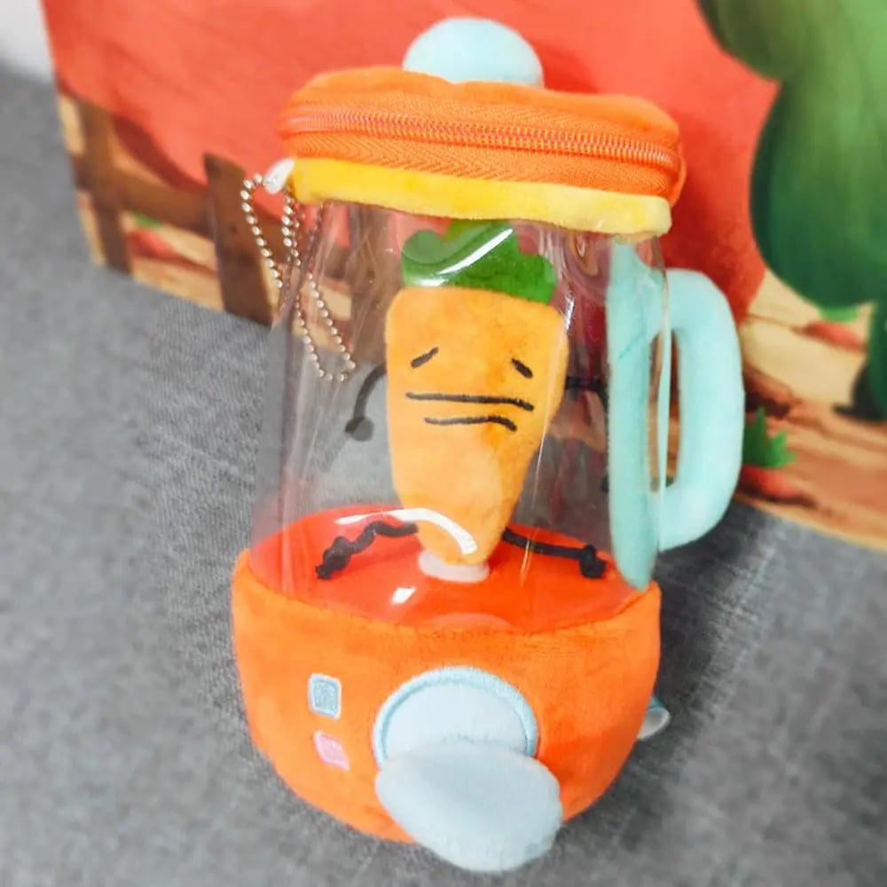 PlushPress™ | Cartoon Plush Doll Toy Carrot Juicer Shape Decorations