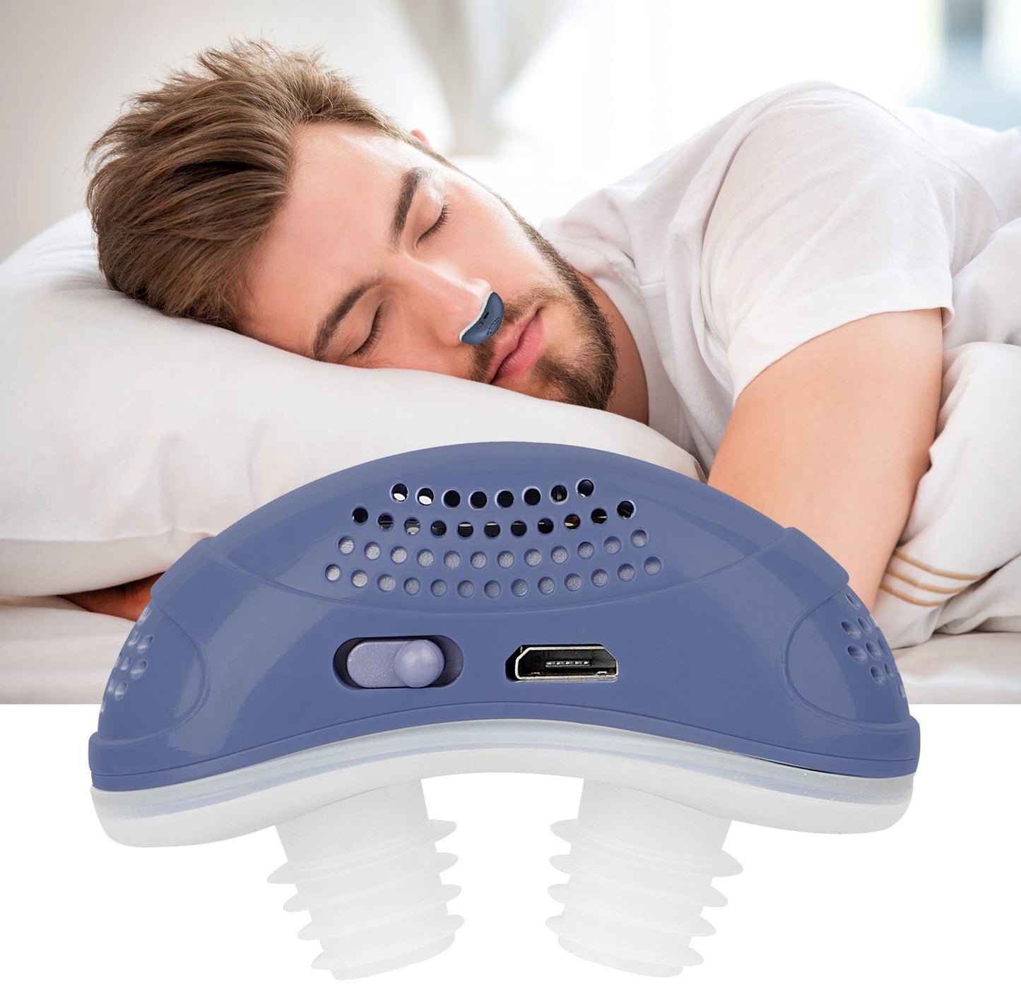 50% OFF | APROLO™ Mini Electric Anti-Snoring Device [Last Day Discount] 