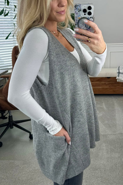 Cozyknit™ | Cozy Pocket Pullover Vest
