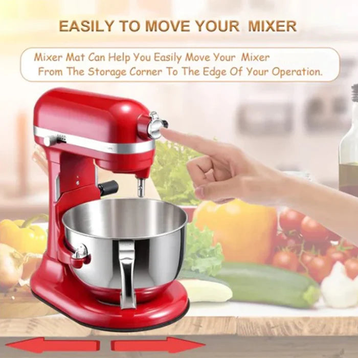 MixerMat™ - Move your mixer easily and quietly!