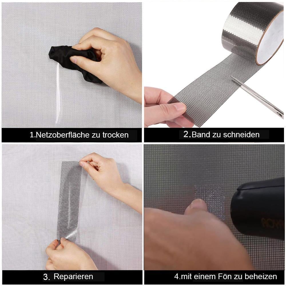 BugBlocker™ - Wetterfeste Reparaturklebeband für Fliegengitter