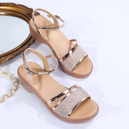 WedgeWonders™ | Women's Open Toe Wedge Sandals
